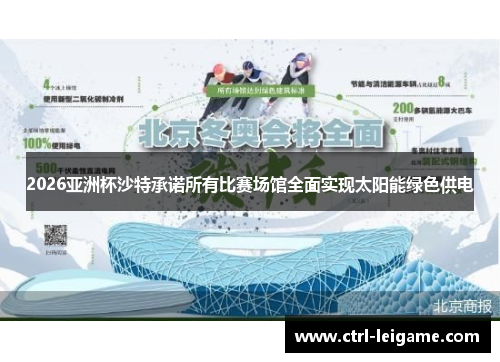 2026亚洲杯沙特承诺所有比赛场馆全面实现太阳能绿色供电